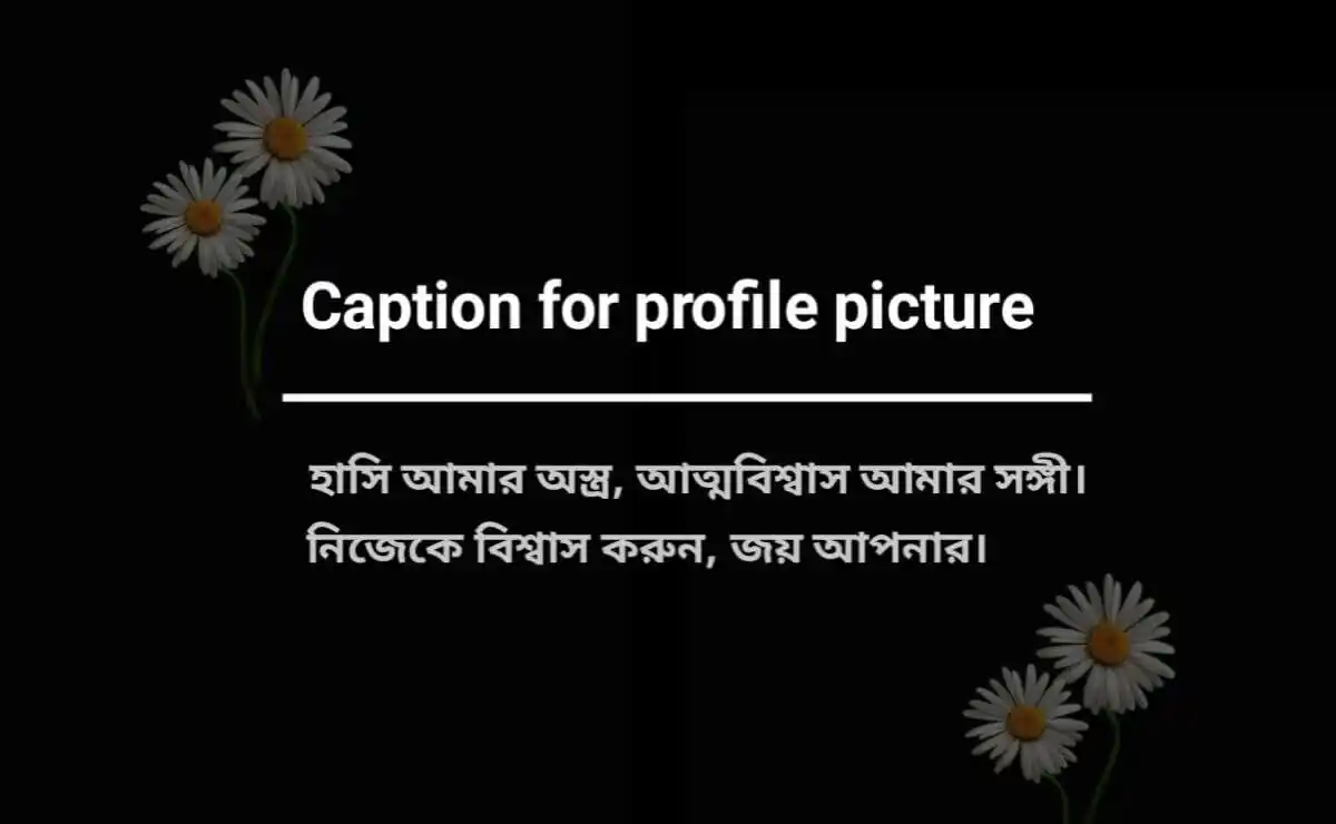Caption For Profile Picture