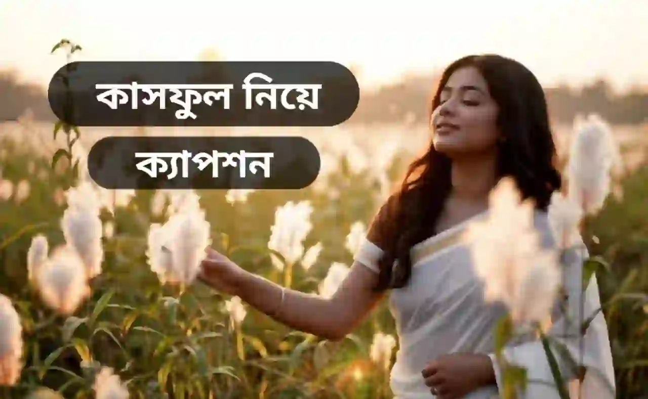 কাশফুল নিয়ে ক্যাপশন
